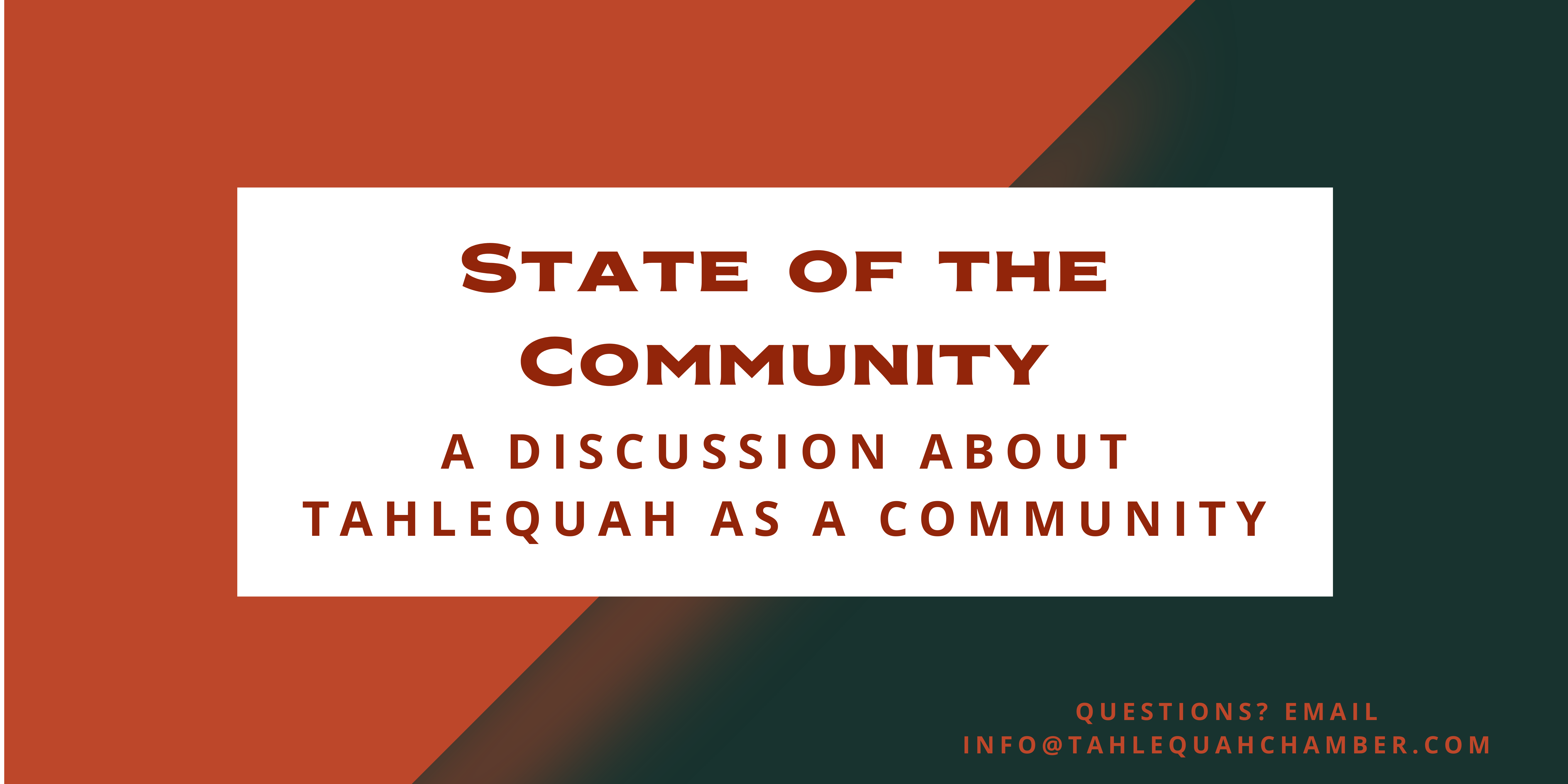 For more info email info@tahlequahchamber.com