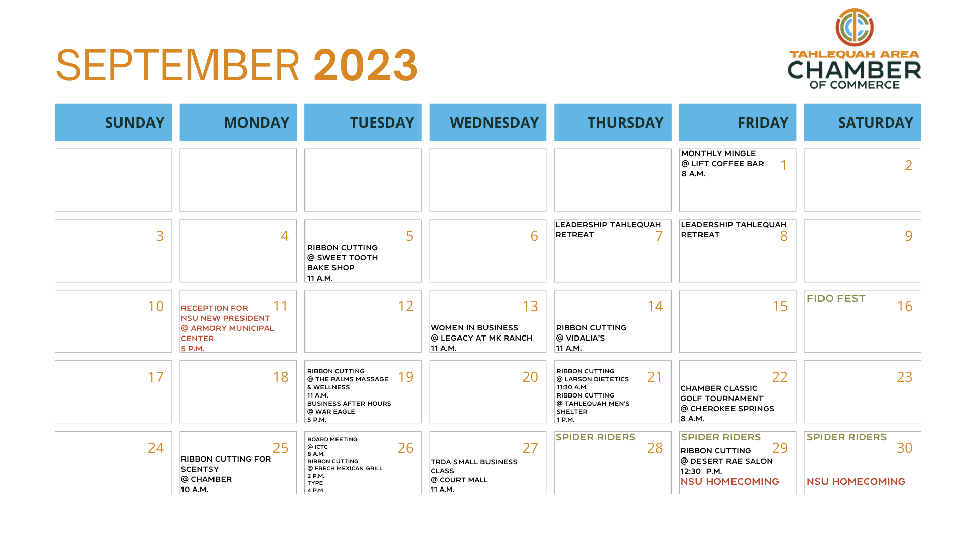 Monthly Calendar